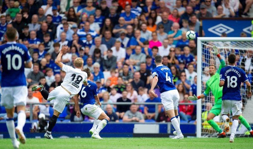 Daniel Wass scored the winning goal in the match. EFE