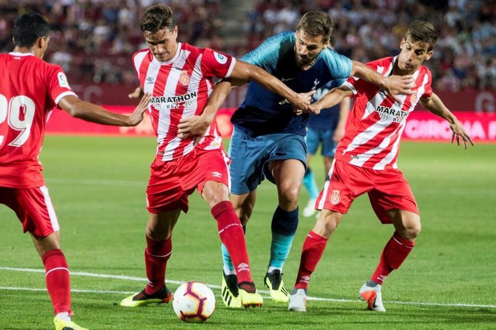 Spurs were heavily beaten by Spanish side Girona. EFE