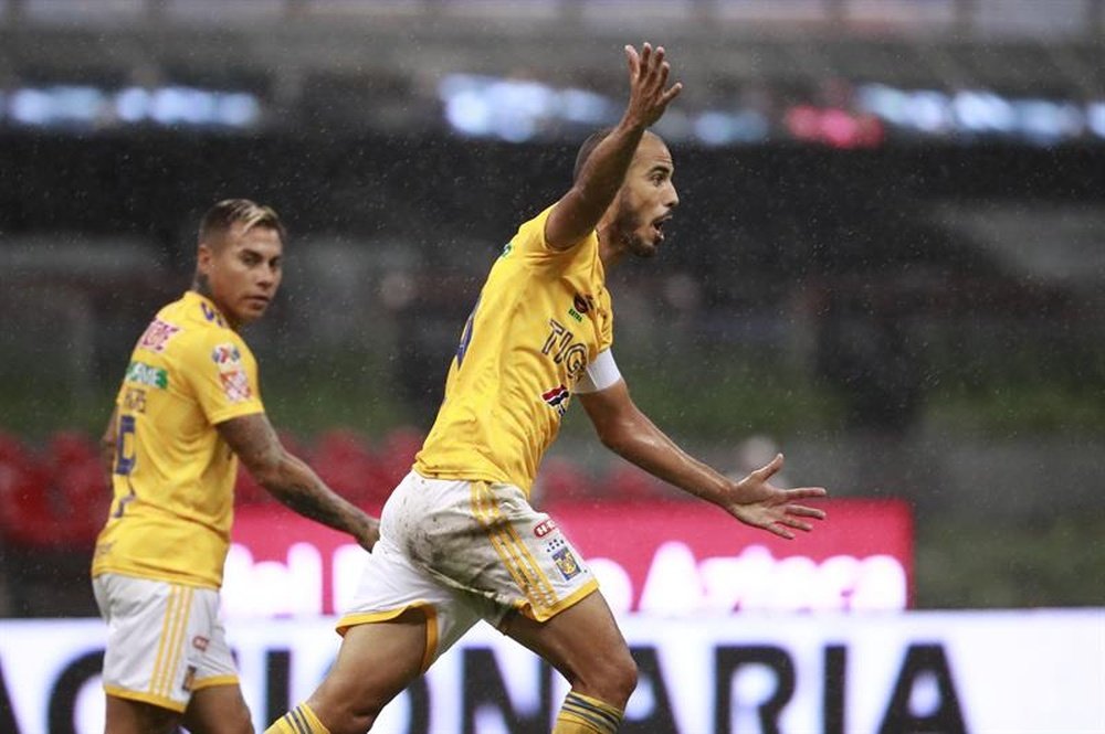 Pizarro, caliente tras la derrota ante Monterrey. EFE