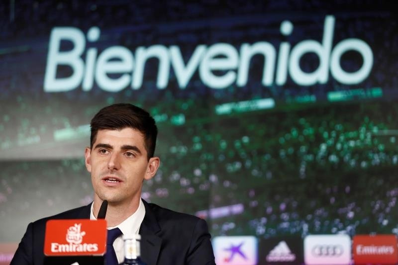 Thibaut Courtois could make his bow on Wednesday. EFE