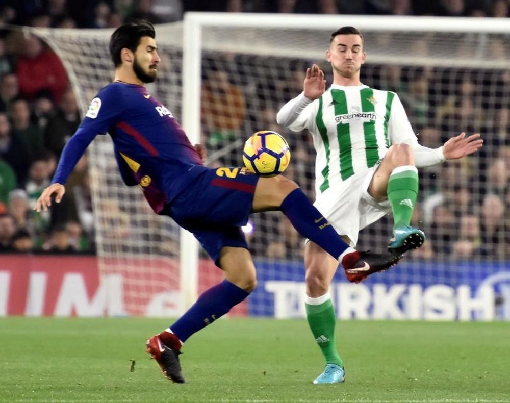 Gomes spoke of his suffering at Barça. EFE