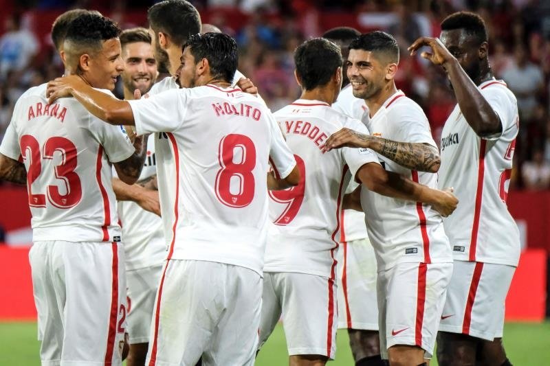 El Sevilla pasó de ronda en Europa League. EFE