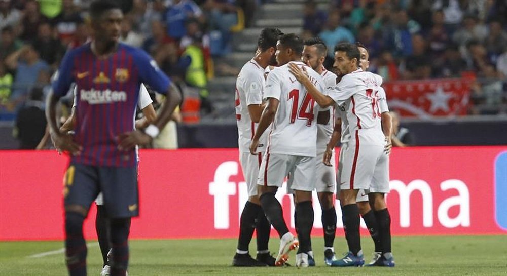 El Sevilla venció solo tres de sus 13 duelos en Copa. EFE