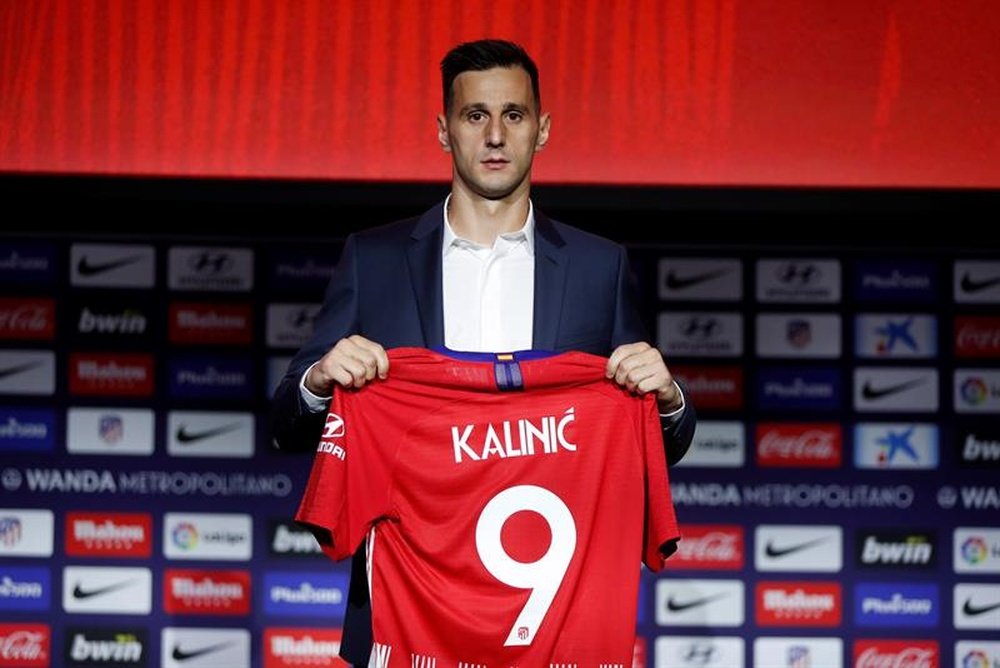 Kalinic jugó en el Atlético de Madrid en la temporada 2018-19. EFE