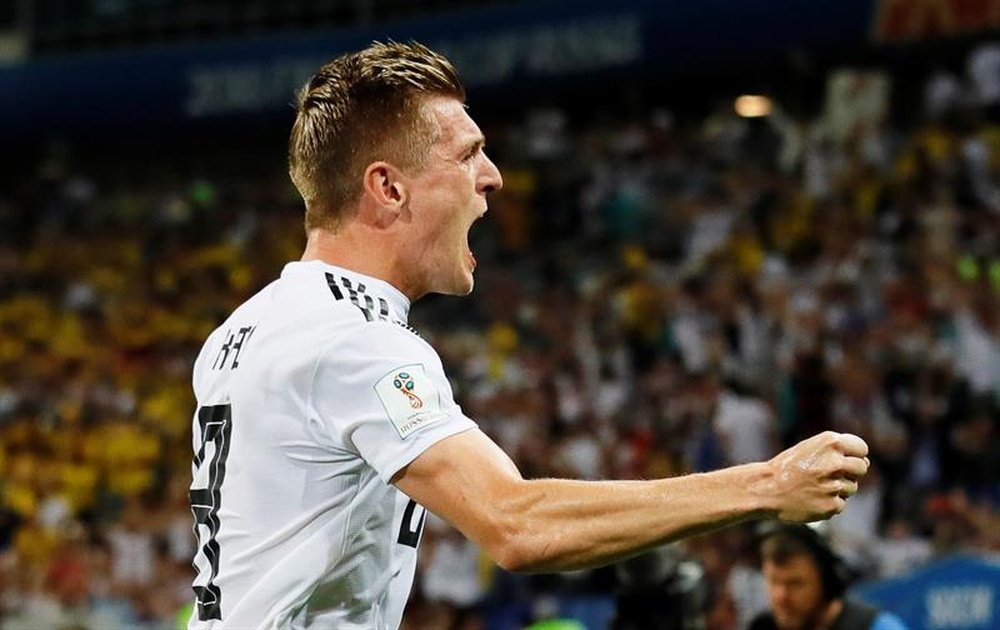 Kroos solo jugará un partido. EFE/Archivo