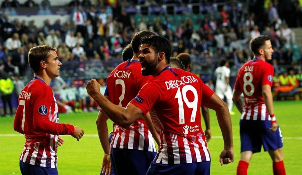 Costa scored twice past Ramos' side as Atleti lifted the Super Cup. EFE