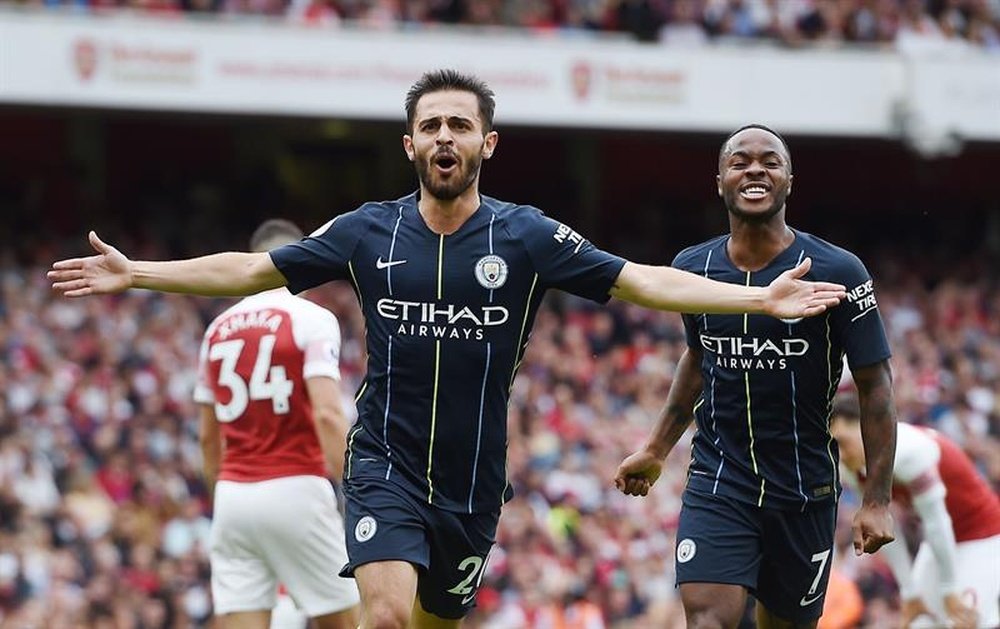 Les compos probables du match de Premier League entre City et Arsenal. EFE