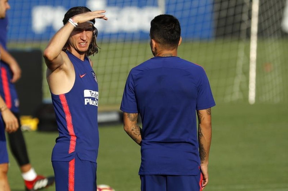 Filipe Luis mira al futuro. EFE