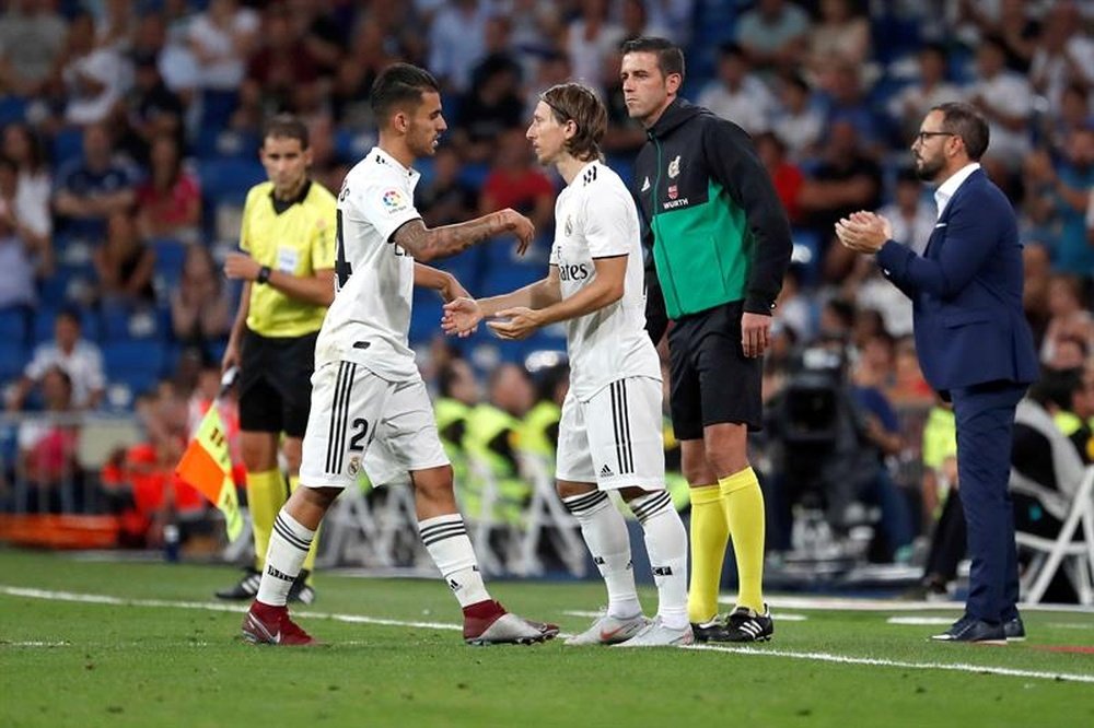 Real Madrid Luka Modric  e Dani Ceballos. EFE