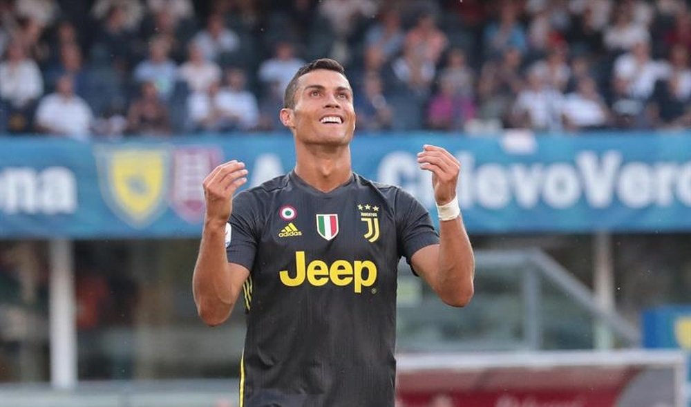 Ronaldo made his Serie A debut for Juventus on Saturday. EFE/EPA/Archivo