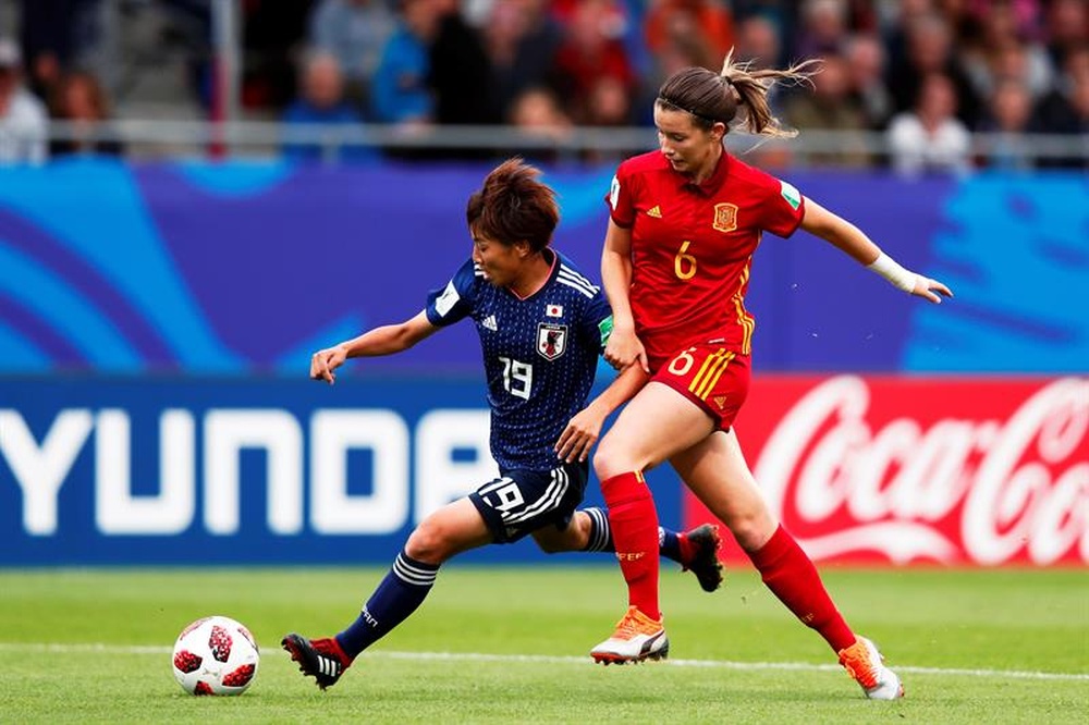 Damaris ya sabe lo que es jugar con la Selección Española (en categorías inferiores). EFE