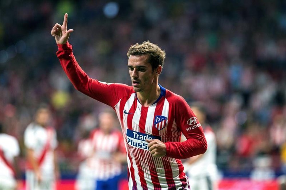 Atlético de Madrid, Antoine Griezmannestadio Wanda Metropolitano, em Madrid. EFE