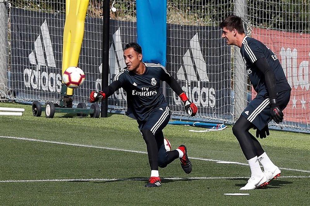 There was conflict between Courtois and Keylor. EFE