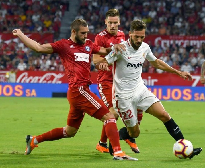 La UEFA podría investigar los incidentes previos al Sevilla-Sigma Olomuc