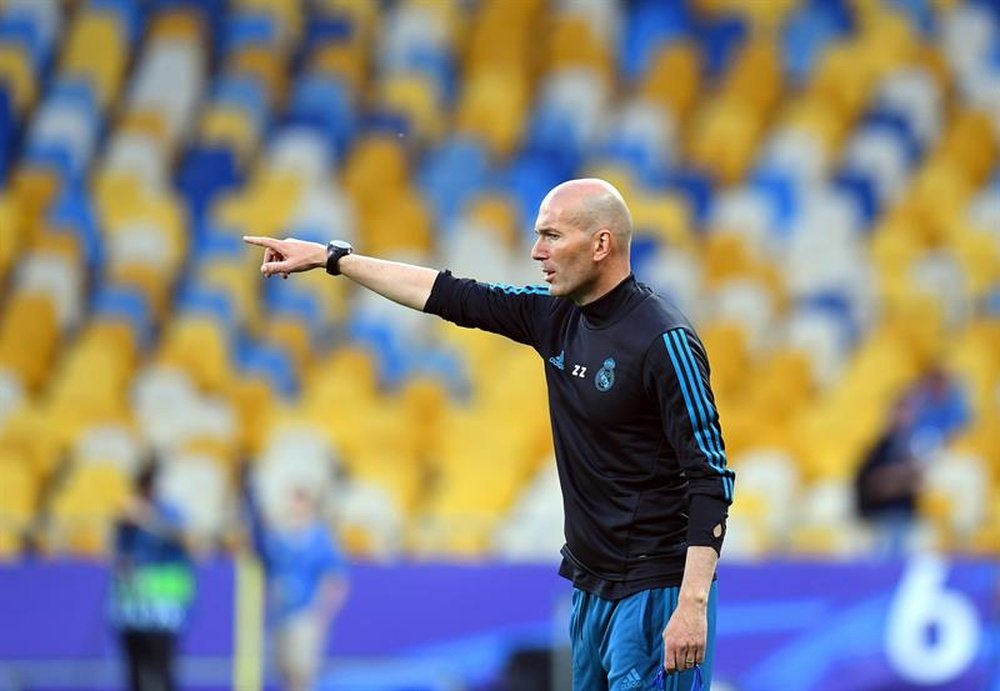 El Madrid querría la vuelta de Zidane. EFE/Archivo