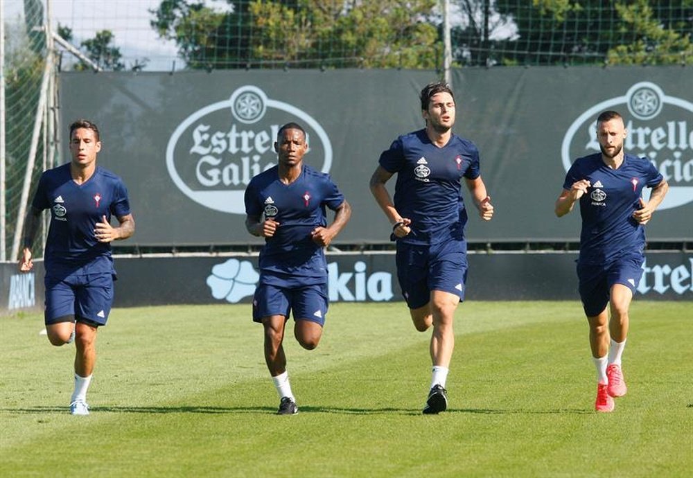 El Celta inició este martes los entrenamientos para la Jornada 5. EFE/Archivo
