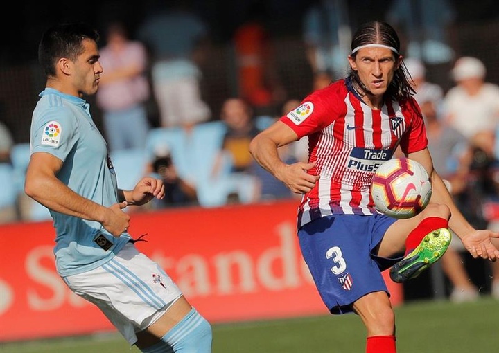 Filipe Luis habló sobre su posible regreso al Atlético de Madrid. EFE
