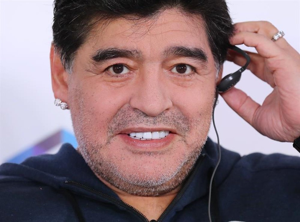Maradona fichó por Dorados de Sinaloa. EFE/Archivo