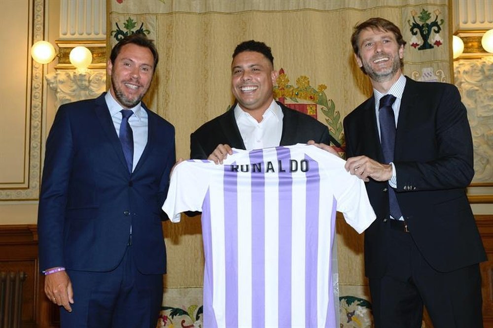 Ronaldo Nazario Real Valladolid, Carlos Suárez. EFE