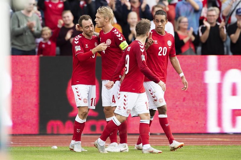 Dinamarca jugará la Liga A la próxima temporada. EFE