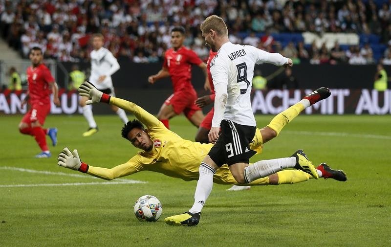 Germany's Timo Werner sent a warning message to his upcoming opponents. EFE