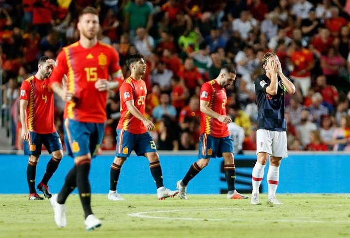 Spain hammer sorry Croatia