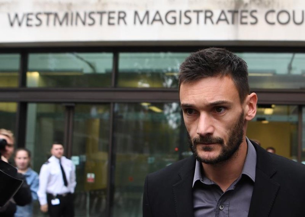 Hugo Lloris was convicted of drink-driving on August 24 in London. EFE