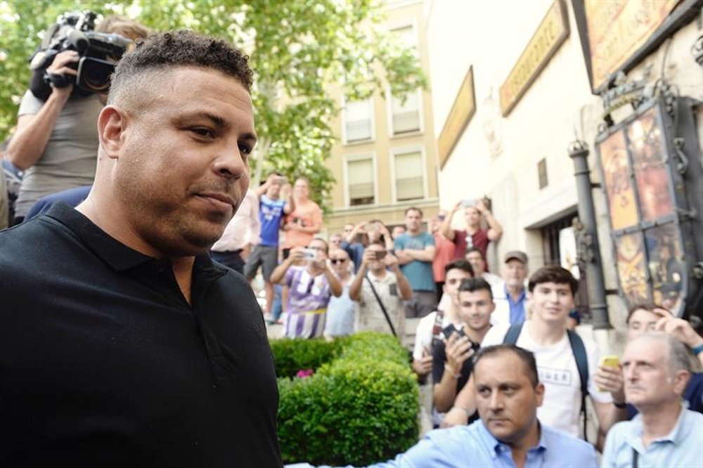 Ronaldo, a implicarse de lleno en Pucela. EFE