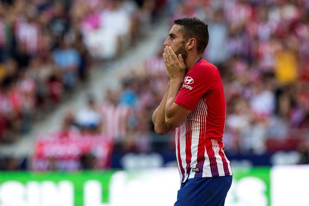 Koke said he is not concerned by the whistle during Atletico's match with Leverkusen. EFE