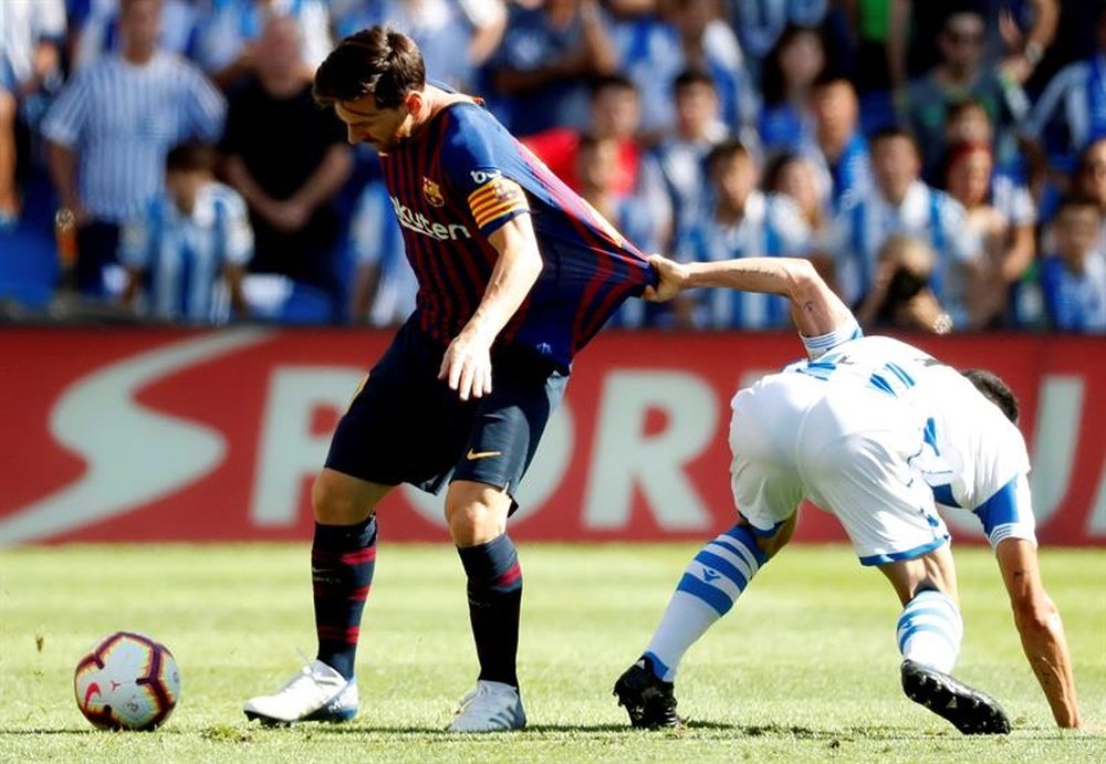 Messi, ante uno de los estadios que peor se le da. EFE