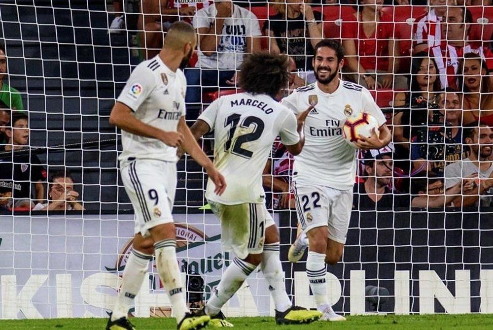 El Madrid ha encontrado en el toque el mejor camino al gol. EFE