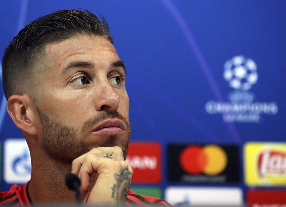 Ya habría sanción a Ramos: dos partidos. EFE