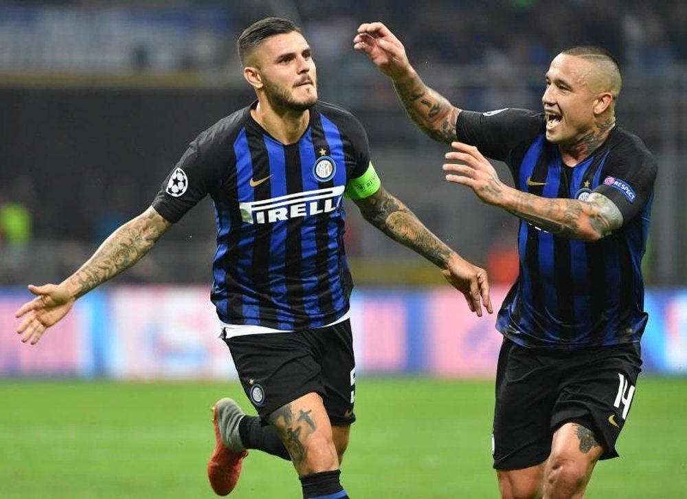 Icardi's stunner gor Inter's comeback started. AFP