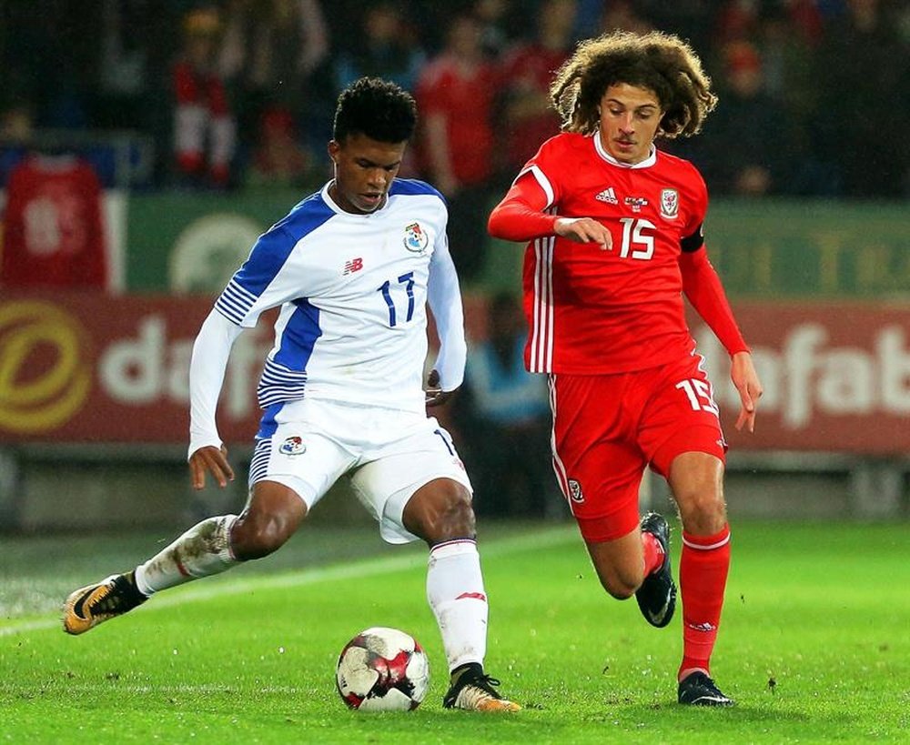 Ethan Ampadu will miss the match with injury. EFE/Archivo