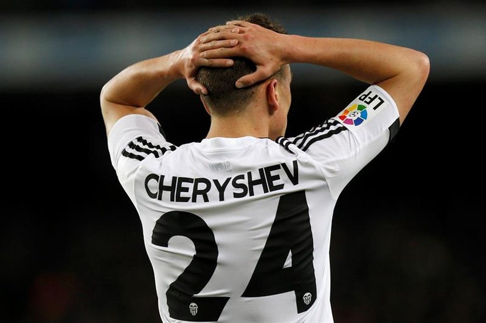 Cheryshev, en la lista para el choque de Copa ante el Ebro. EFEAarchivo
