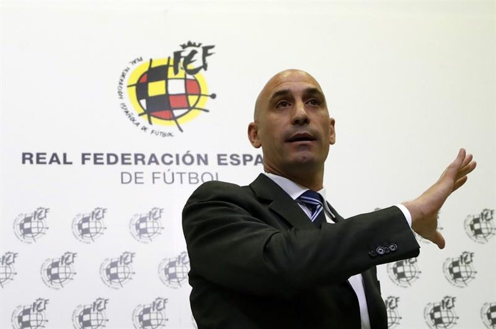 Spanish Federation chief Rubiales has spoken out against the La Liga fixtures in the USA. EFE