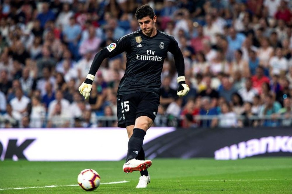 Courtois joined Real Madrid from Chelsea in the summer transfer window. EFE