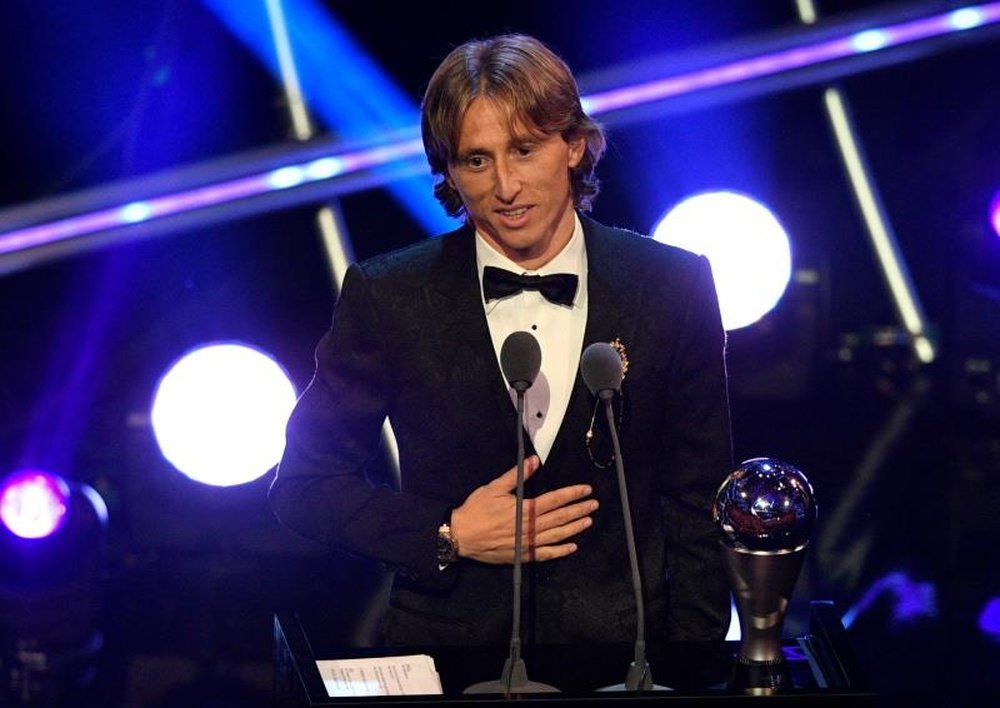 Modric was recognised for his year. EFE