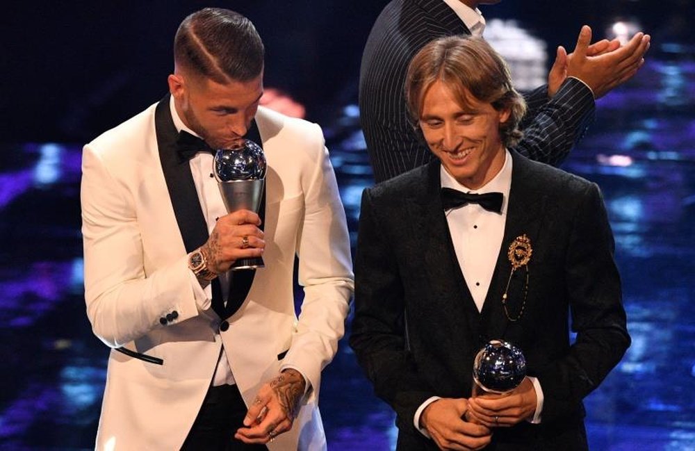 Ramos et Modric, dans le onze type de la FIFA. EFE