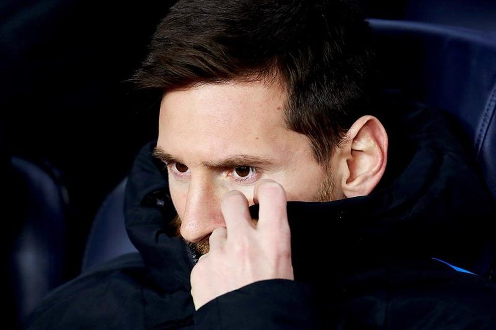 Messi entró en las rotaciones de Valverde ante el Athletic. EFE