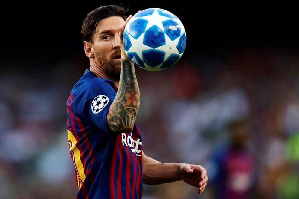 Messi se está luciendo en la Champions League. EFE/Archivo