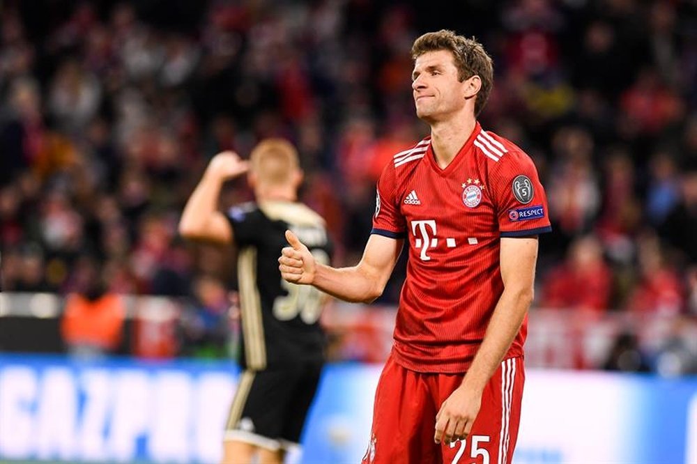 The Bavarian's narrow win was enough for Muller. EFE