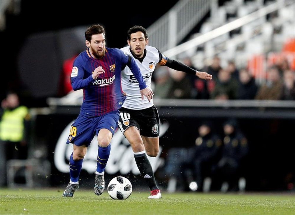 Lionel Messi equalised with a superb goal for barcelona. EFE