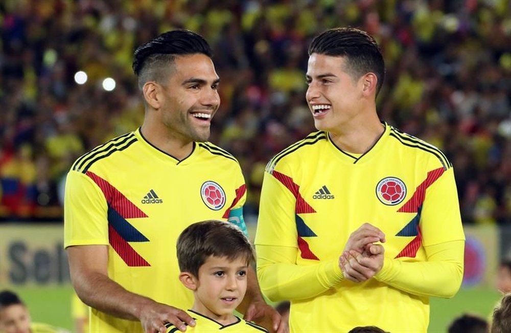 La Selección de Colombia se queda sólo con dos patrocinadores. EFE