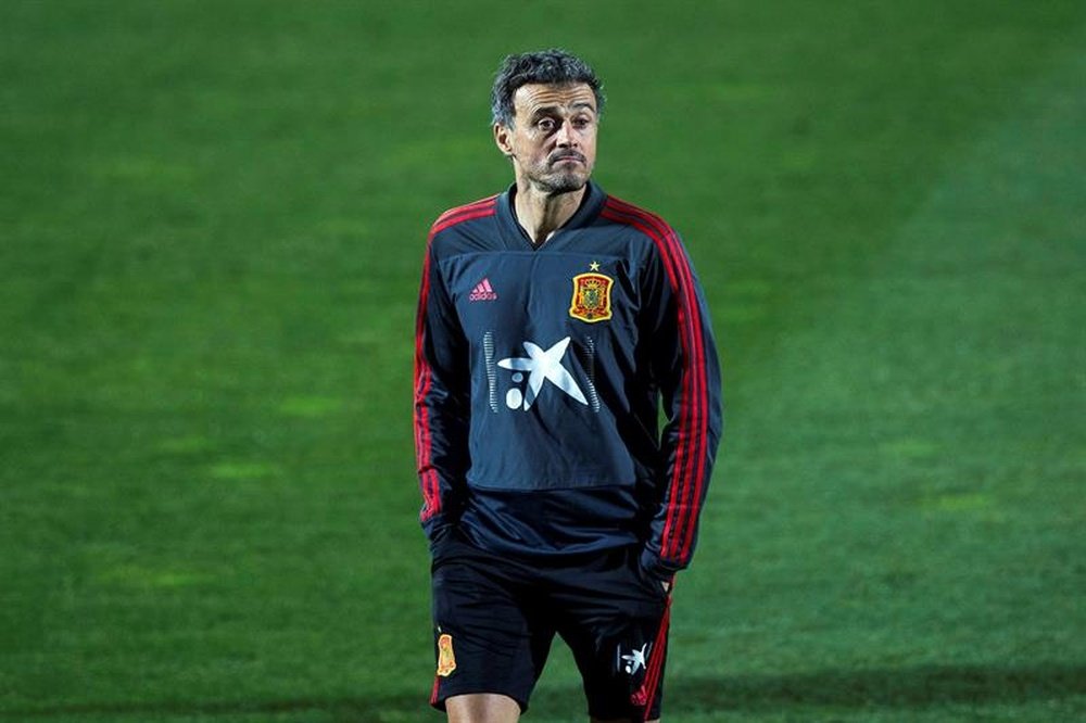 Luis Enrique estará en el Espanyol-Athletic. EFE