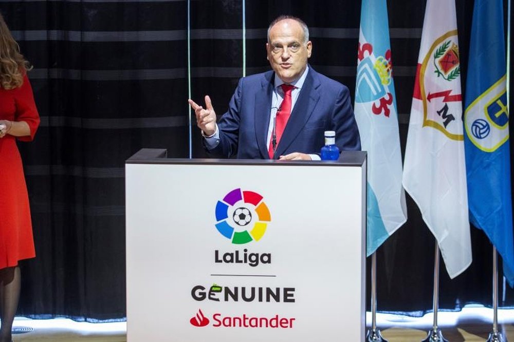 La Liga chief Tebas has insisted that the project will be implemented in the future. EFE