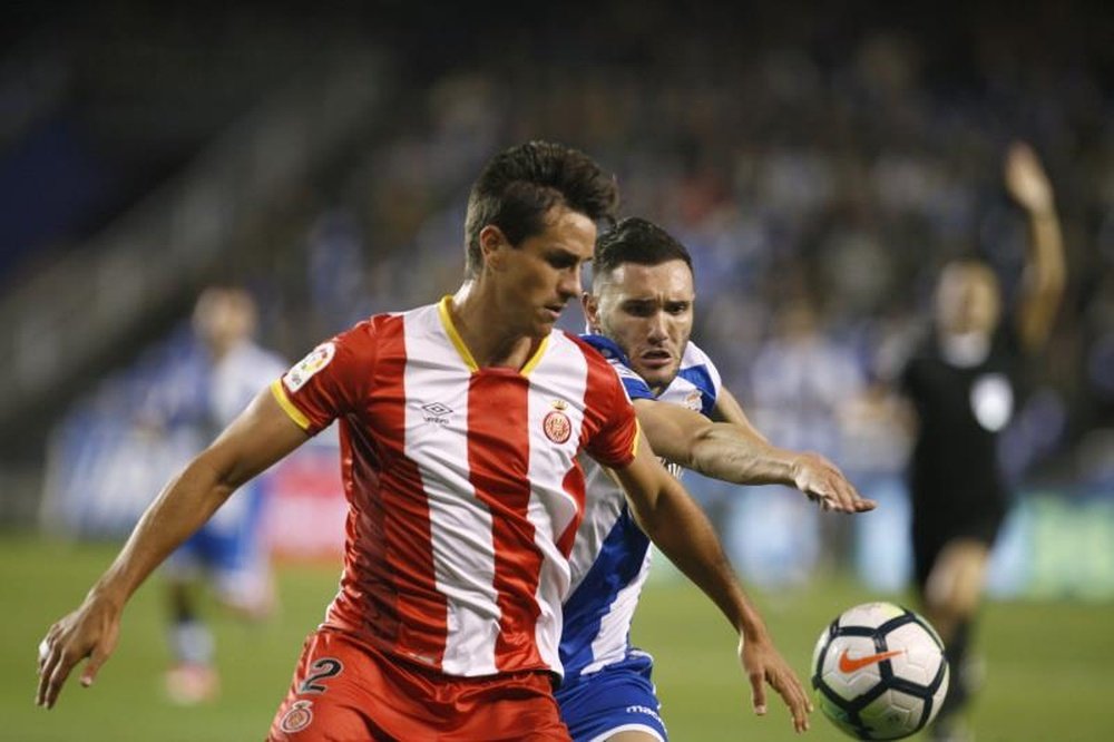 Bernardo se alegró por el empate ante el Leganés. EFE