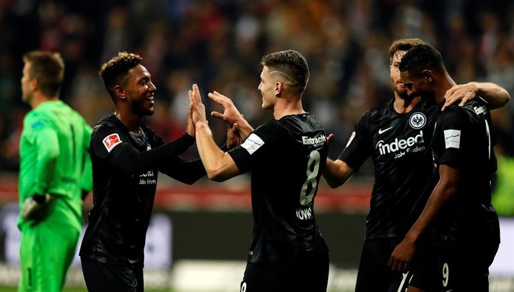 El Eintracht de Frankfurt sigue quinto de la Bundesliga. EFE/Archivo