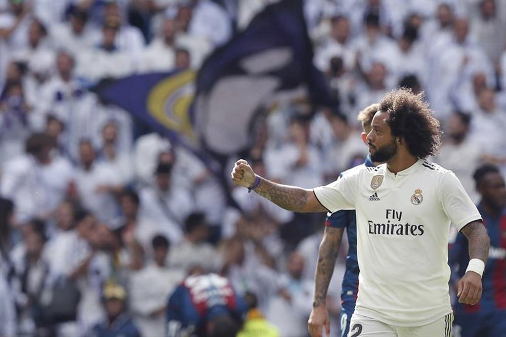 Marcelo Vieira 9ª jornada de La Liga entre el Real Madrid y el Levante. EFE