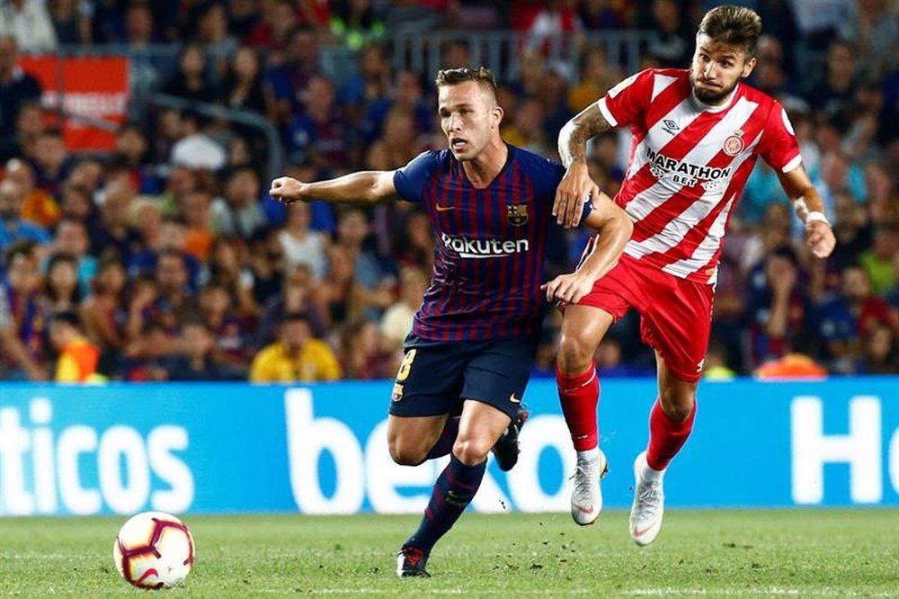 Arthur has been subject to praise from Barca supporters. EFE